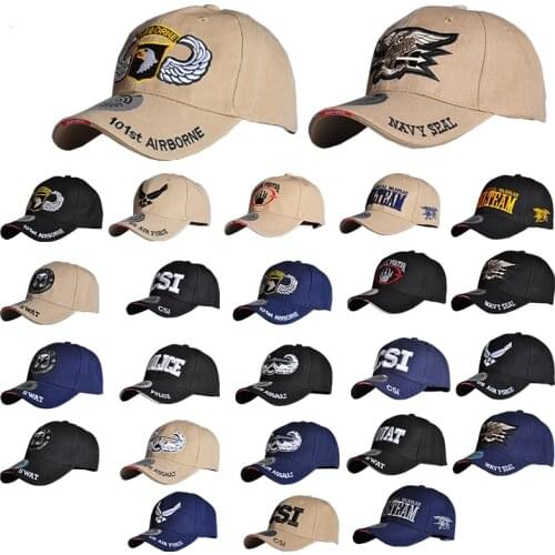 Unisex Baseball Caps Embroidery Visors Hat Hiking Cap Hip Hop Snapback Caps Outdoor Golf Hats Gorra Hombre Military Store