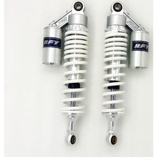 Universal 350mm 8mm spring Motorcycle Shock Absorbers for Suzuki Honda CB750 F2N Yamaha VMAX KAWASAKI Z900 ATV Quad black white