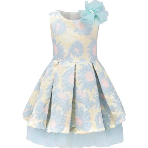 Childdkivy Girls Party Dress 3-10 Years Kids Evening Dresses For Girls 2019 Autumn Children Clothing Flower Girl Dress