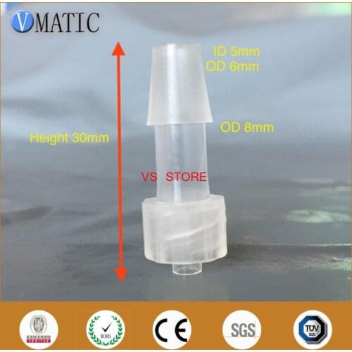 High Quality 10 pcs 1/4 Inch Male Plastic Hose Fitting Barb Thread Copper Connector Joint Coupler Adapter