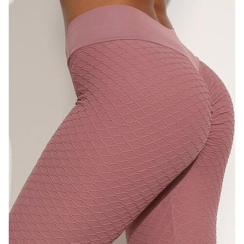Women Ultra-Stretch Hip Seamless High Waist Rhombus Yoga Pants Sport Gym Running Leggings
