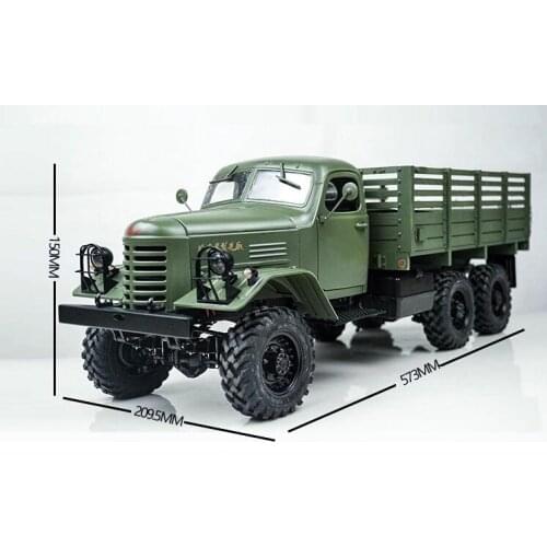 1/12 Scale RC Toy Military Crawler Truck Frame & Body 4x4 6x6 tractor & Trailer container KKRC