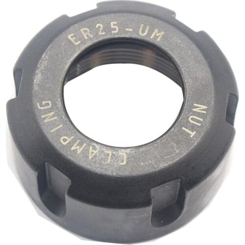 1PC ER25 UM NUT High Precision Machine Nut ER Collet Accessory Sparepart CNC Router Engraving Nuts