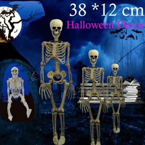 150cm Halloween Luminous Hanging Skeleton Scary Props Outdoor Party Decorations Prop