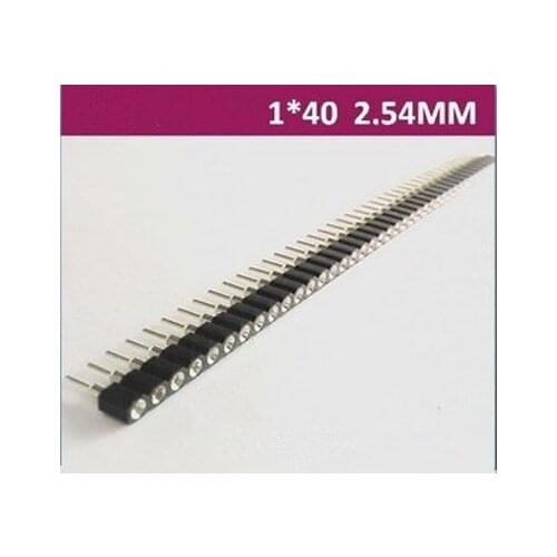 20pcs 1x40 Pin 2.54 Round Female Pin Header connector