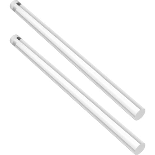 Uxcell 1/2/4/8pcs Acrylic Round Rod 3x250/4x245/5x500/6x250/6x500/8x250/8x500mm Clear Solid PMMA Extruded Bar