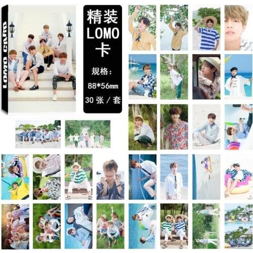 KPOP Bangtan Boys RM JIMIN JUNGKOOK Album Self Made Paper Lomo Card Photo Card Poster HD Fans Gift Collection 30pcs/set