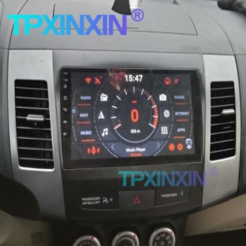 Android 10 Carplay 6+128G For Mitsubishi Outlander xl 2 2005-11 Car GPS Navigation Auto Radio Stereo Headunit Multimedia Player