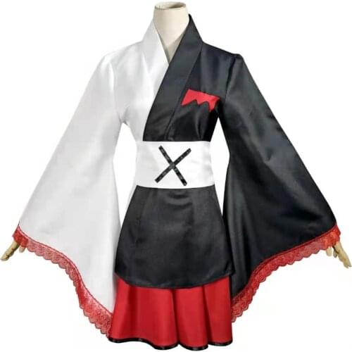 Anime Danganronpa Monokuma Cosplay Costume Kimono Pinafores High Quality Dress Full Set Halloween Carnival Party Clothings