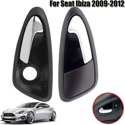 Car Interior Door Handle Auto Inner Door Handles Inside Inner knob 6J0837113A 6J0837114A For SEAT Ibiza 2009 2010 2011 2012