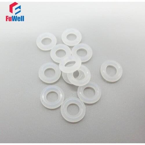 4mm Thickness White O-ring Seals Silicon Food Grade Rubber OD 35/36/37/38/39/40/41/42/43/44mm O Rings Sealing Gasket Washer