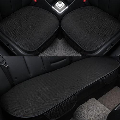 Car Seat Cover,Flax Cushion Seasons Universal Breathable For Most Four-Door Sedan&SUV Ultra-Luxury Car Seat Protection