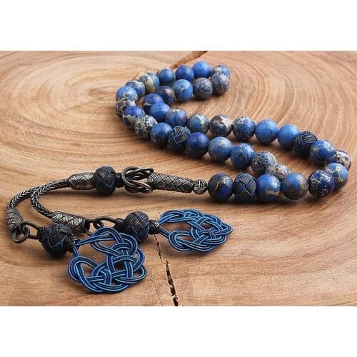 Tesbihevim Silver Kazaz Tassels Varisit Stone Prayer Beads Turkish handmade custom design rosary Islamic
