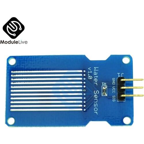 Rain Water Sensor Water Level Sensor Module Depth of Detection Board For Arduino DC 3.3V 5V