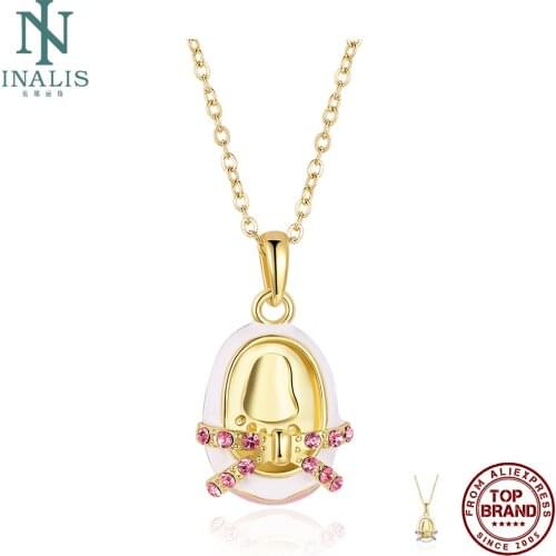INALIS Imitation Gold Plated Pendant Necklace For Women Fashion Ideas Romantic Necklace Anniversary Fine Jewelry Trend Hot Sale