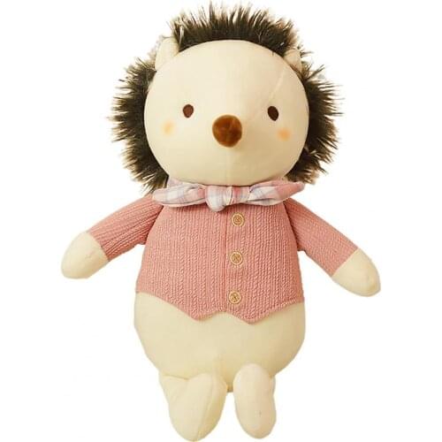 Beautiful Pillow Toy Comfortable Collection Cushion Non-fading Kids Gift Vivid Color Cartoon Hedgehog Plush Doll for Sofa 2021