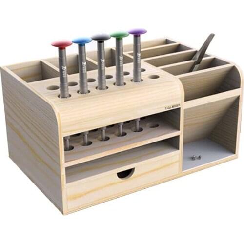 Multifunctional storage box Mobile phone repair desktop storage rack Screwdriver insert box tool parts box