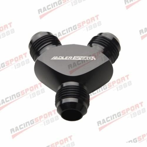 0 AN AN -10 to 2 x AN 10 AN -10 Y-Block Adapter Fittings Adaptor Aluminum Black