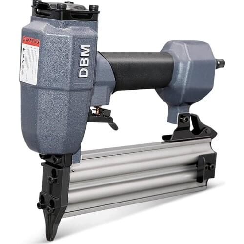 DBM F50 Pneumatic Straight Nail Gun Air Nailing Stapler Professional Air Powered Nailer DIY Household Woodwoking Tool 20-50MM