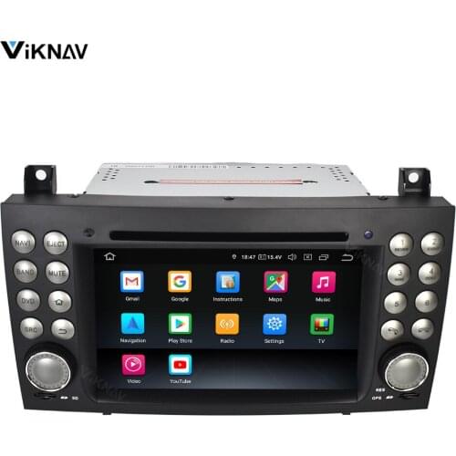 Stereo receiver Car radio 2din android audio For Benz SLK 171 2004-2011 car touch screen GPS navigation multimedia player