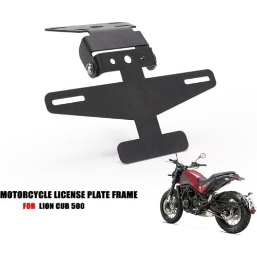 Motorcycle Rear License Registration Plate Tail Frame Holder Bracket Folding Short Tail Modified for Benelli 502C