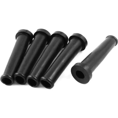 UXCELL Hot Sale 5 Pcs/lot 20x70mm Black Rubber Wire Protector Cable Sleeve Boot Cover fit Wire Dia 9mm/0.35" For Angle Grinder