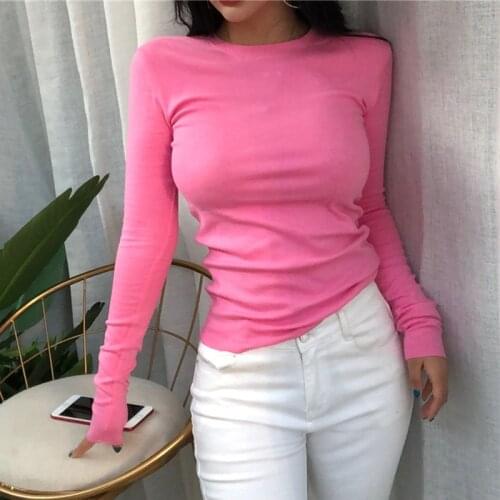 Summer Shirt Strap Hot Casual Korean Style Women 2021 Female T-Shirt Knitted Top White