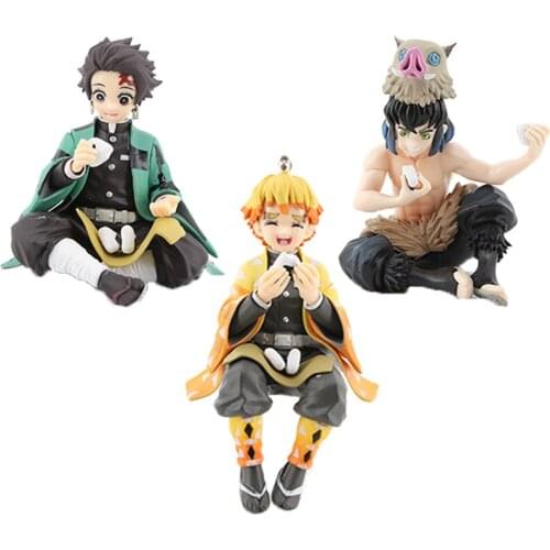 2021 New Figure Demon Slayer Anime Figure Kamado Tanjirou/Agatsuma Zenitsu Action Figure Kimetsu no Yaiba Figurine Toys