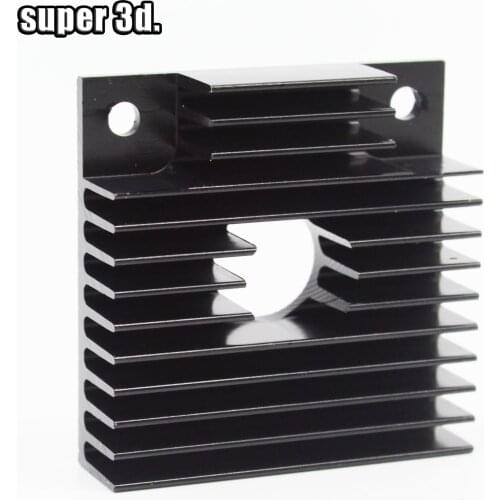 3D Printer Black Heatsink cooler Aluminium Radiator heat sink 40X40X11mm for MK7/MK8 Extruder