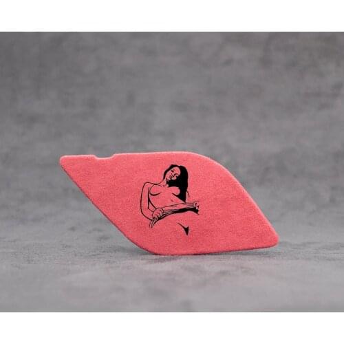 4pcs Alcant-a Luxury Material Short Plush Interior Door Handle Trim Accessories For MG ZS EV HS MG6 MG5 EZS 2018 2019 2020 2021