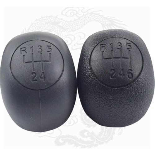 5 Speed 6 Speed Gear Shift Stick Lever Knob For Fiat Ducato 1994-2006 Gray Black Plastic
