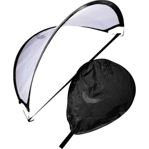 50% Hot Sale Kid Potable Folding Goal Soccer Football Outdoor Training Net Interactive Toy Ball Sporting