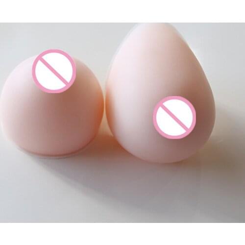 800g top quality bionic skin white Fake Silicon Breasts For Men Drag Queen Transsexual Transgender Boobs Enhancer