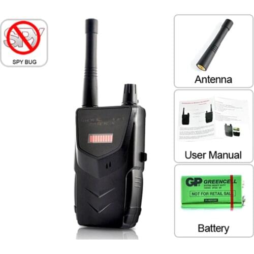 007B Wireless Security Equipment Mini Camera Cam Cell Phone GPS RF Signal Bug Detector Battery Oprated 007B