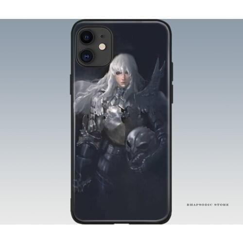 Griffith Berserk anime Phone case For iPhone 6s 7 8 Plus X XR XS 11 Pro Max Samsung S Note 8 9 10 20 Plus ultra cover shell
