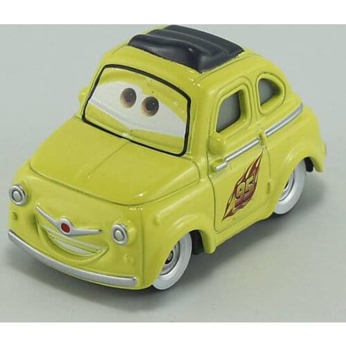 Disney Pixar Cars Luigi 1:55 Diecast Brand Metal Alloy Toys Birthday Christmas Gift For Kids Car Toys Juguetes
