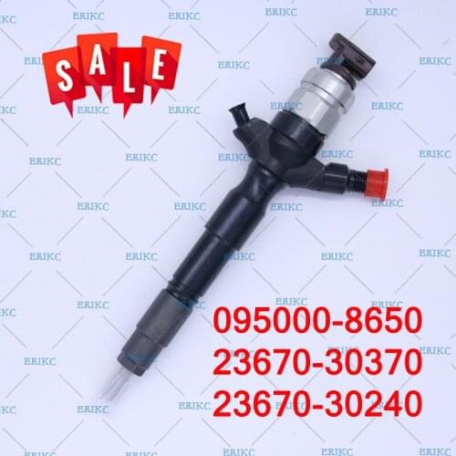 ERIKC Injector 095000-8650 Diesel CR Inyector 0950008650 (23670-30370) Oil Seal Fuel Injection 8650 For Toyota Hilux 2KD-FTV
