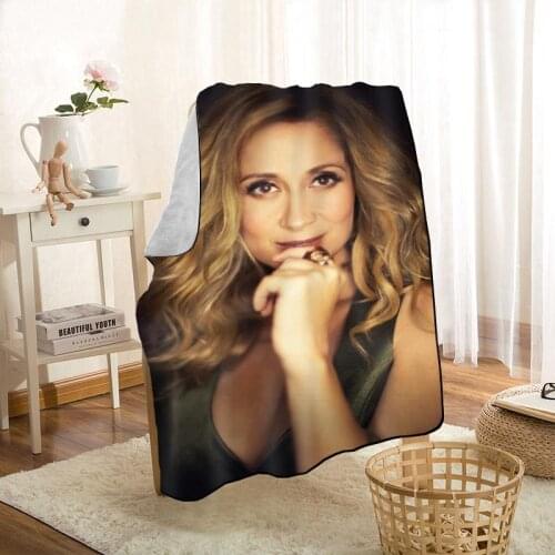 New Arrival Lara Fabian Blankets Printing Soft Blanket Throw On Home/Sofa/Bedding Portable Adult Travel Cover Blanket 0629