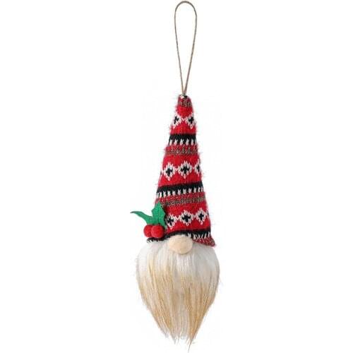 New Year Christmas Decorations Santa Claus Ornaments Christmas Tree Kitting Pendant Angel Topper Dog Christmas Toys