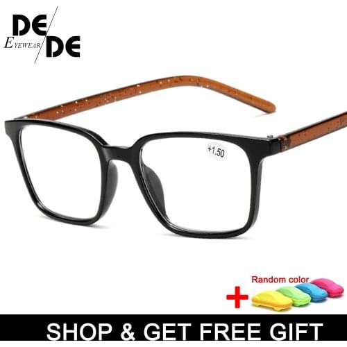 The New Reading Glasses Women Men Lightweight Presbyopic Reading Glasses 1.0 1.5 2.0 2.5 3.0 3.5 4.0 Presbyopia Eyewear with box