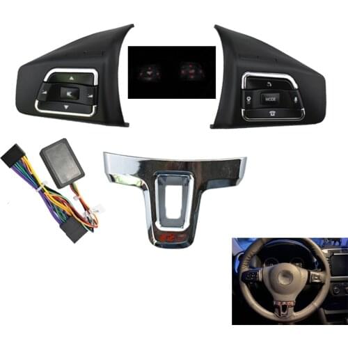 New Switch For Volkswagen Golf Polo Passat Bora Santana Hubs Steering Wheel Volume Button Audio Phone Button Car accessories