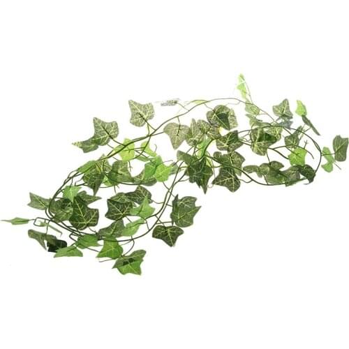New Garden Home Decor Fake Plant Green Ivy Leaves Vine Foliage Artificial Flower-Sweetpotato Leaves