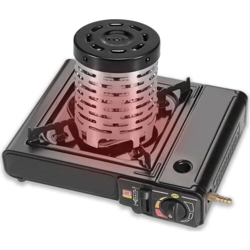 Outdoor Portable Gases Heater Stoves Heating Cover Mini Heater Cap Stainless Steel Gas Oven Burner Camping Stove Accessories