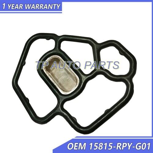 Spool Solenoid Valve Filter Gasket OEM 15815-RPY-G01 15815RPYG01 Compatible With Honda