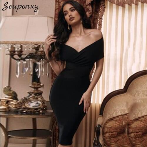 Модные обтягивающие платья Seuponxy China At AliExpress