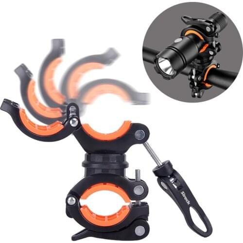 Sireck Bike Light Stand 360 Degree Rotatable Quick Release Bicycle Headlight Flashlight Front Led Lamp Light Fixed Lamp Holder