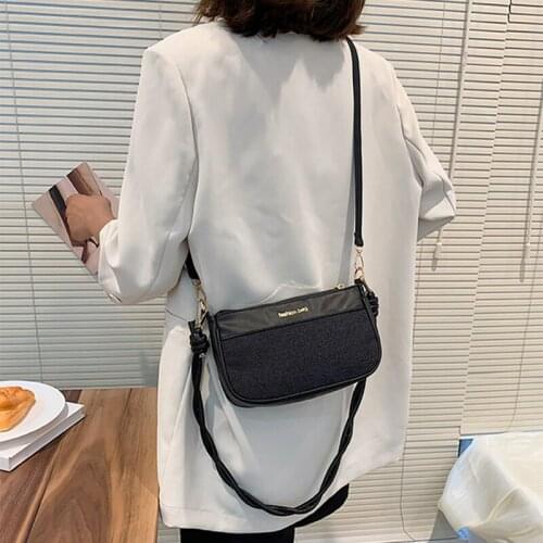 New Fashion Messenger Bag High Quality Shoulder Bag for Women Tote Bag Casual Student Crossbody Bag Retro Square Clutch Pack