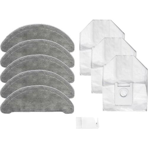 Mop Cloth Dust Bag for Roidmi EVE Plus Robot Vacuum Cleaner Parts Strong Water Absorption Household Cleaning