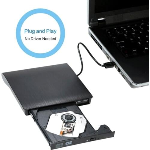 Ultra Slim External Drive DVD-RW USB 3.0 Writer BD-ROM 3D Blu-Ray Player Up to 5Gbps For Windows 2000 /XP/2003/Vista/7