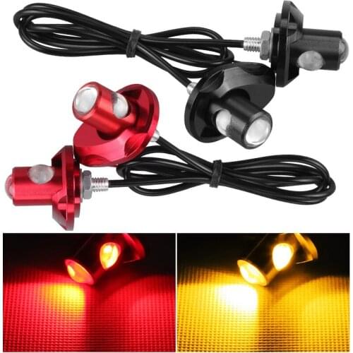 Universal Motorcycle LED Mini Turn Signal Light CNC Material Eagle Eye Shape Turn Indicators Bracke Lamps Daytime Running Lights